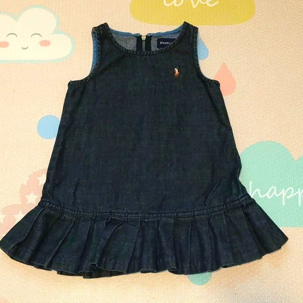 Ralph Lauren Toddler Blue Jean Dress